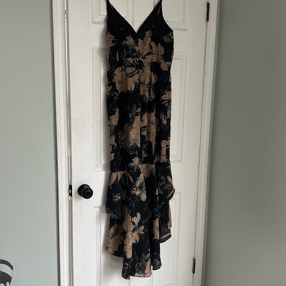 Lulu’s Darling Daylily High-Low Maxi Dress Sz. Lg - Picture 3 of 5